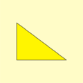 Animation of a geometrical proof of Pythagoras' Theorem