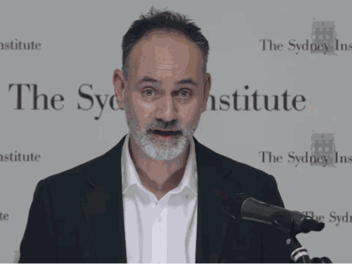 Justin Tauber speaking at The Sydney Institute